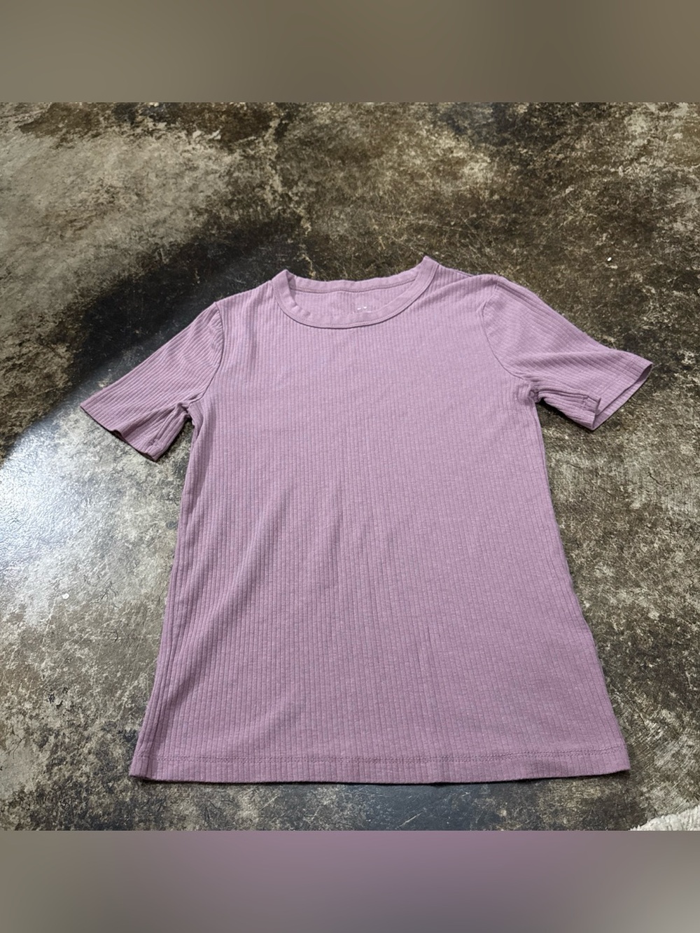 a new day Ribbed Crewneck Tee
